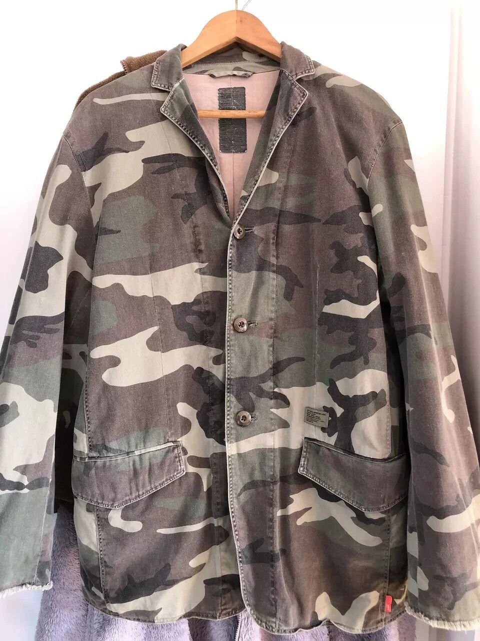Wtaps camo jacket with unique distressed details Size US L / EU 52-54 / 3 - 1 Thumbnail