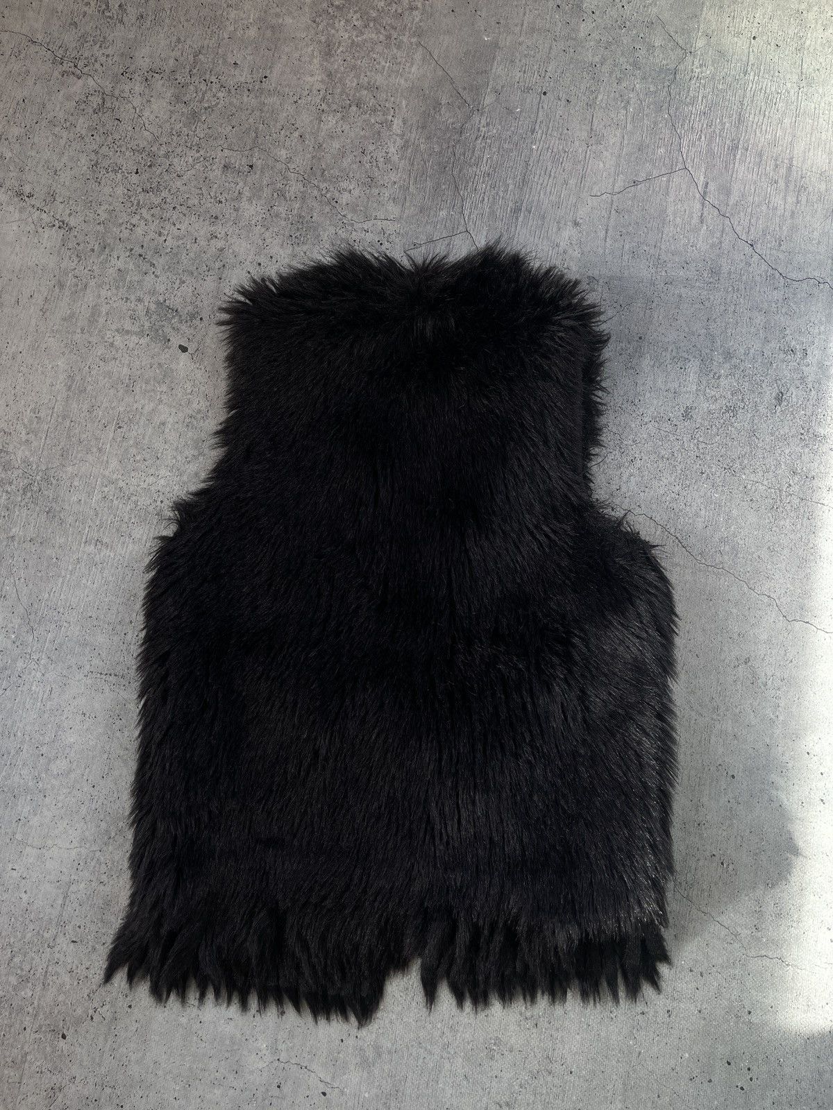 Japanese Brand × Vintage Vintage Y2K Faux Fur vest Japanese streetwear style size XL Size XL / US 12-14 / IT 48-50 - 4 Thumbnail