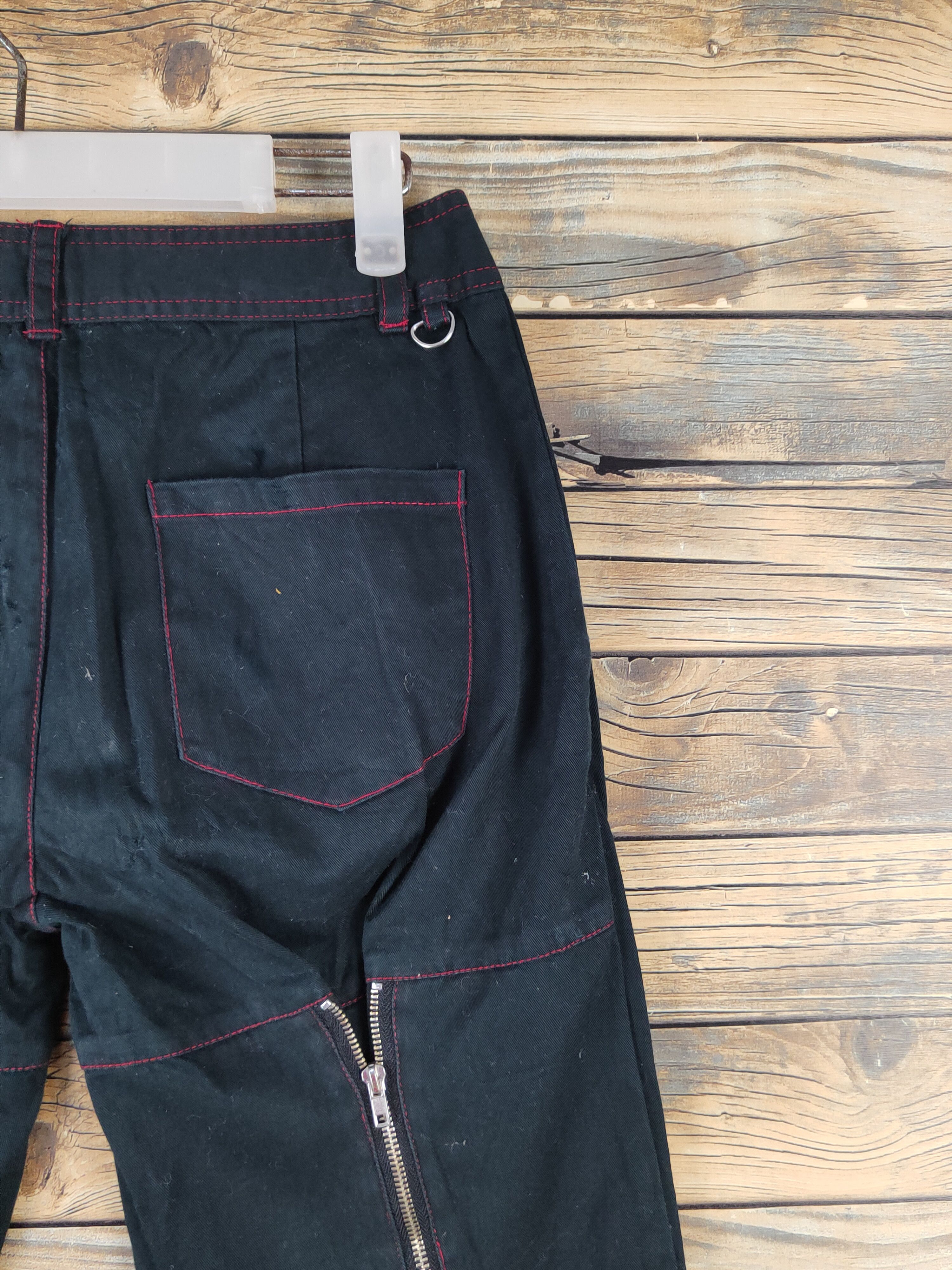 Japanese Brand Deorart punk seditionaries Black Short Pants #W1376 Size US 27 - 13 Thumbnail