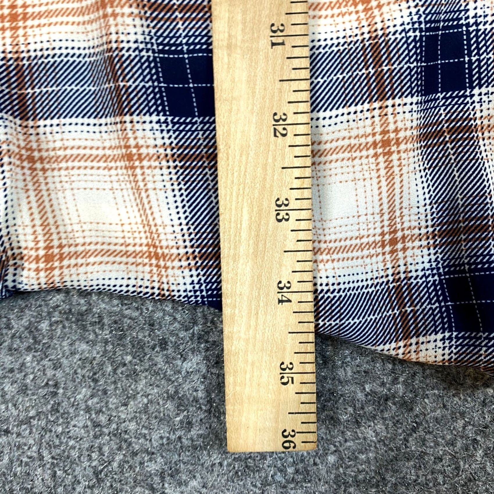 Vintage Francesca's Blue Rain Dress 1X Ivory Plaid Mini Lined Wrap Dress Women Plus Short Sleeve Size XL / US 12-14 / IT 48-50 - 4 Thumbnail