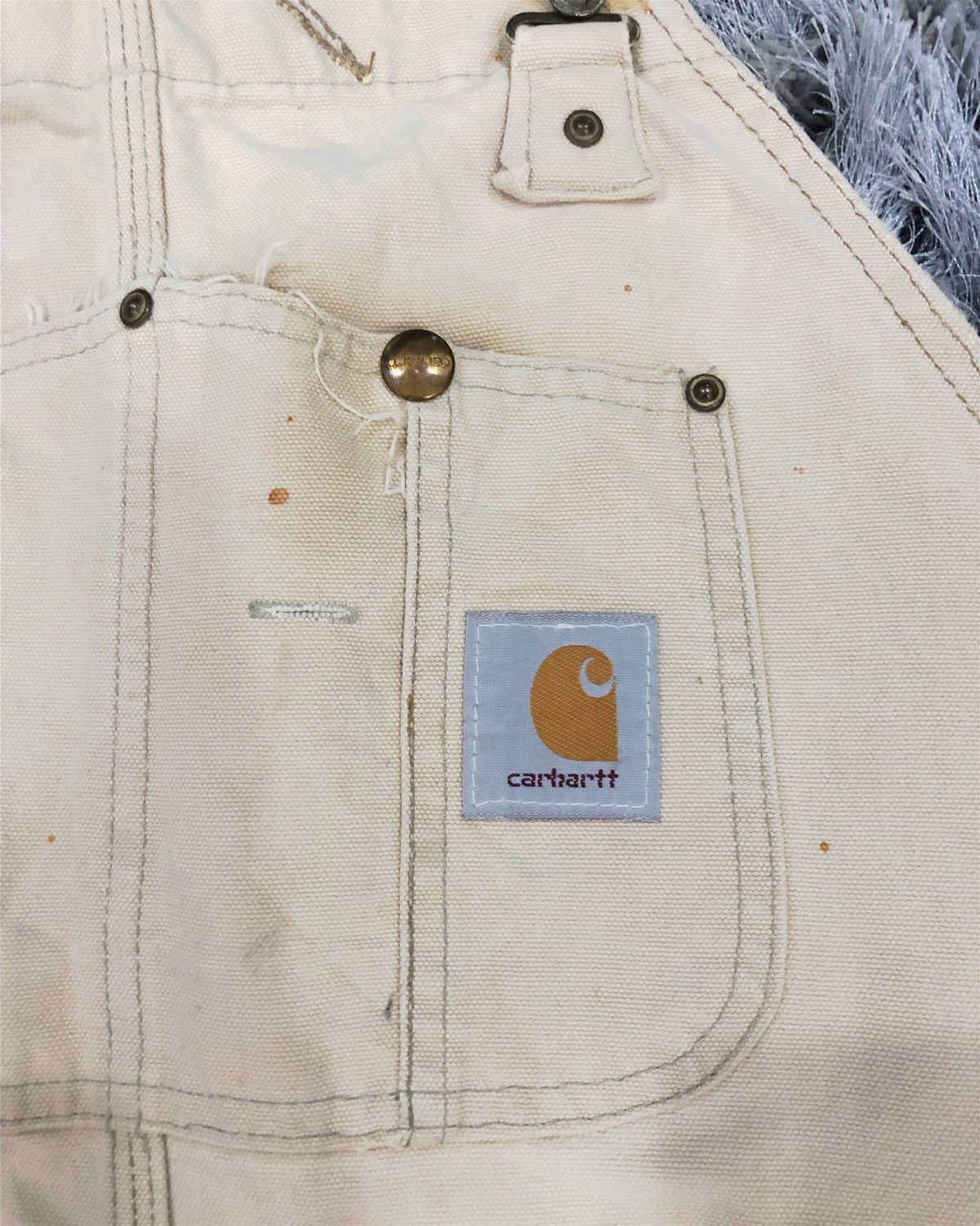 Carhartt Rare Vintage Carhartt Workwear Double Knee Overalls Size US 43 - 8 Thumbnail