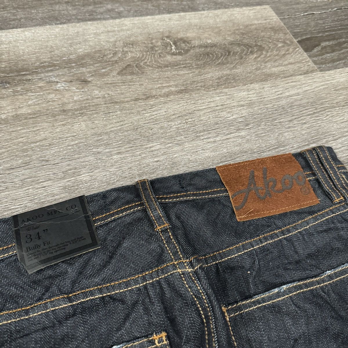 AKOO × Japanese Brand × Vintage Vintage Y2K Akoo rockstar Japanese denim style jeans Size US 34 / EU 50 - 4 Thumbnail