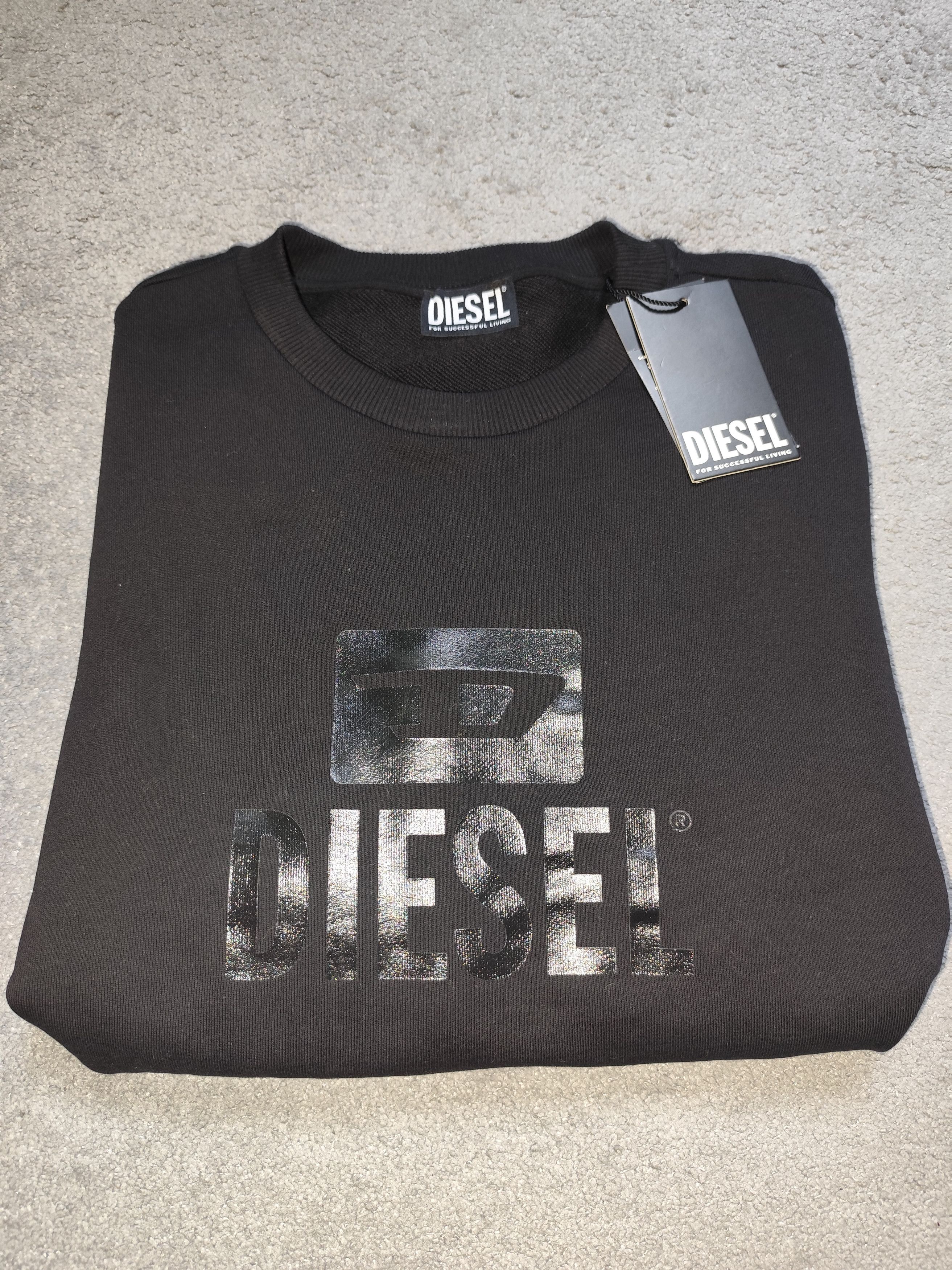 Diesel Black Diesel Sweatshirt Size US M / EU 48-50 / 2 - 3 Thumbnail