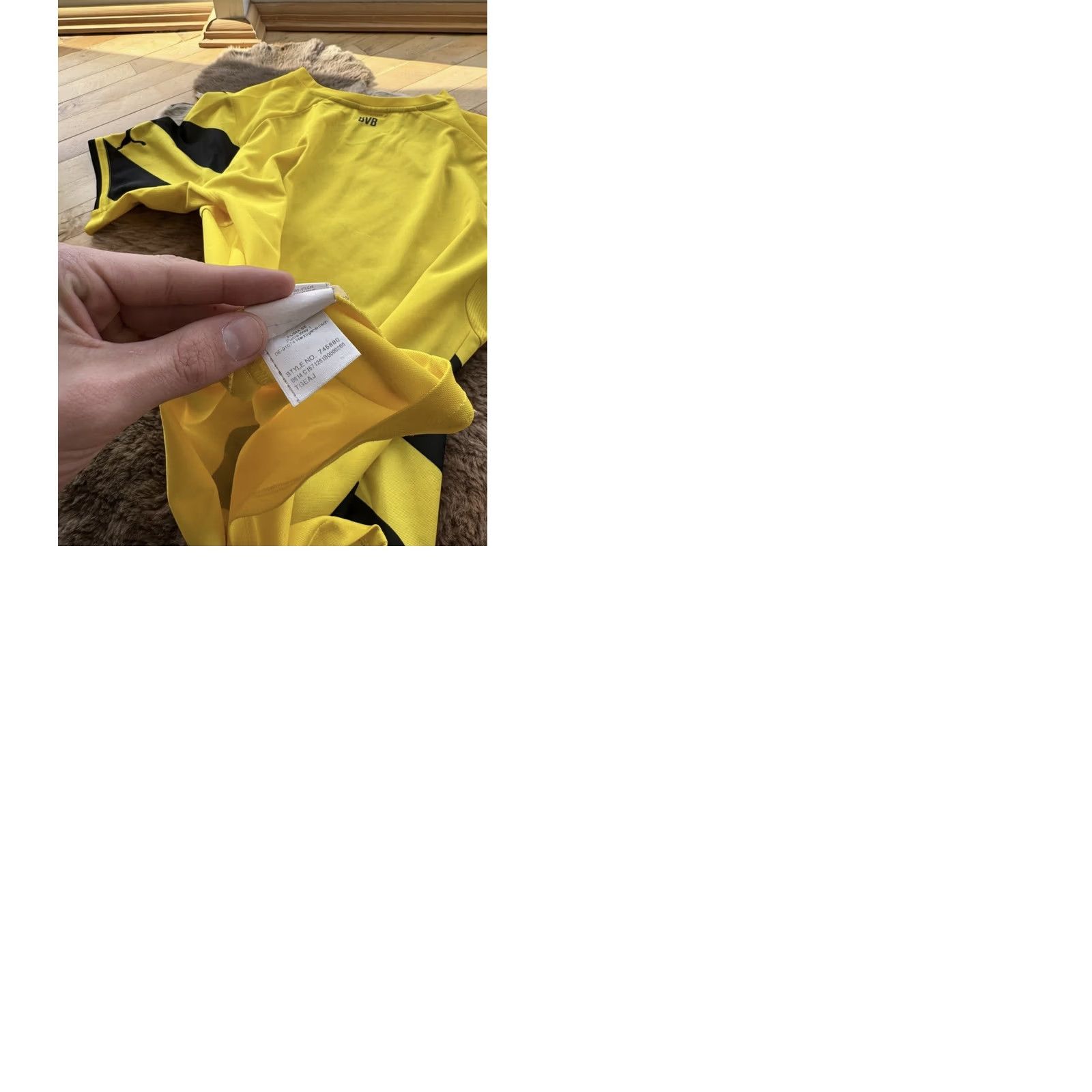 Puma PUMA BVB DORTMUND SOCCER JERSEY 2014-2015 FOOTBALL SHIRT M MEN Yellow Jersey, Aztec, USA, Vintage, 90s, Streetwear, Y2K, Sports Size US M / EU 48-50 / 2 - 9 Thumbnail