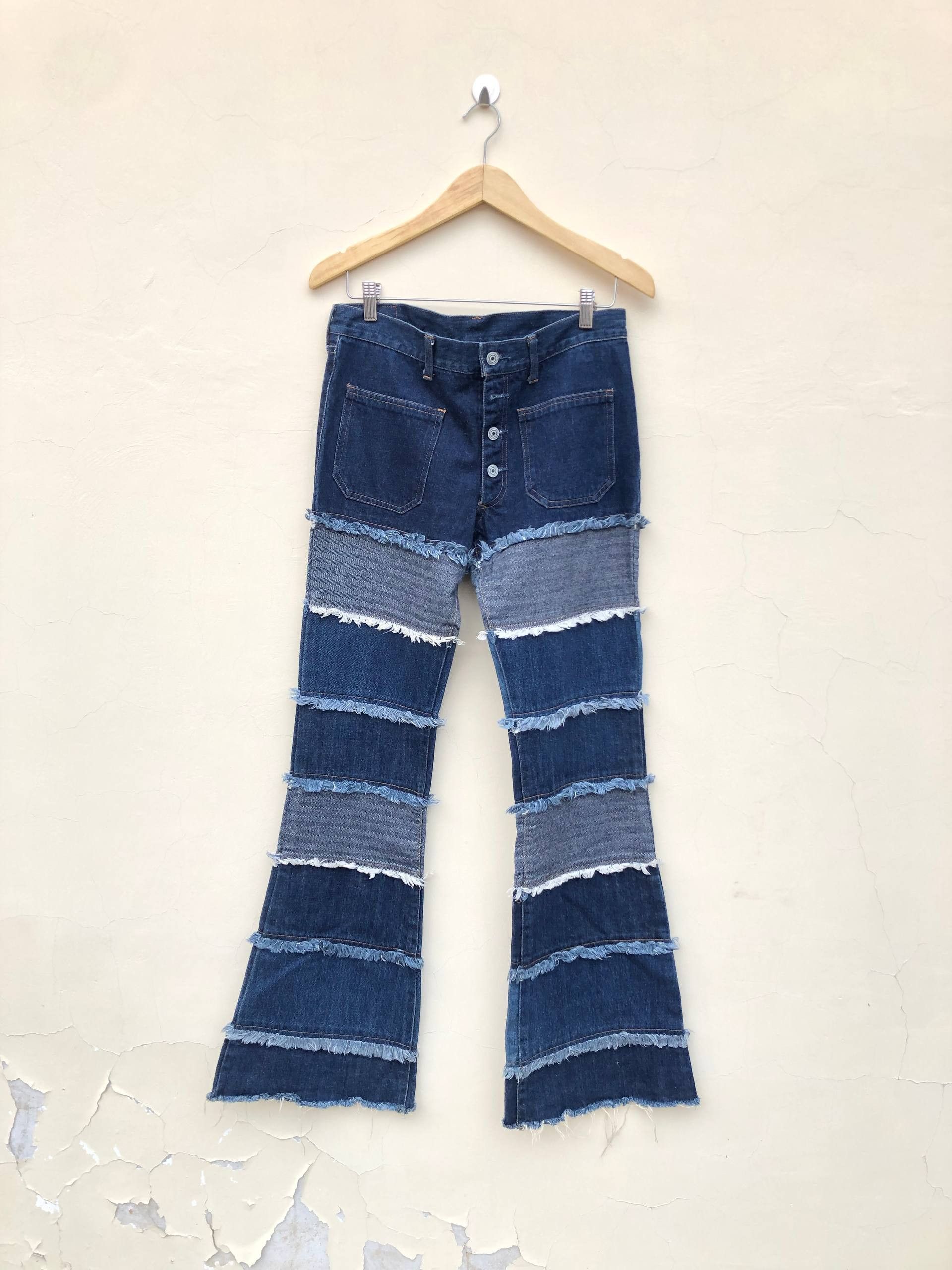 If Six Was Nine 2000s Japanese archive Flared Distressed Jeans