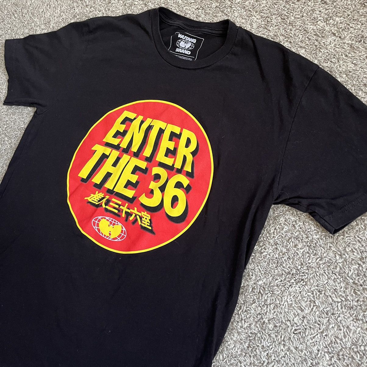 Wu-Tang Clan 🔴Wu-Tang Shirt Size Large Enter The 36 Rare Rza Gza Size US L / EU 52-54 / 3 - 7 Thumbnail
