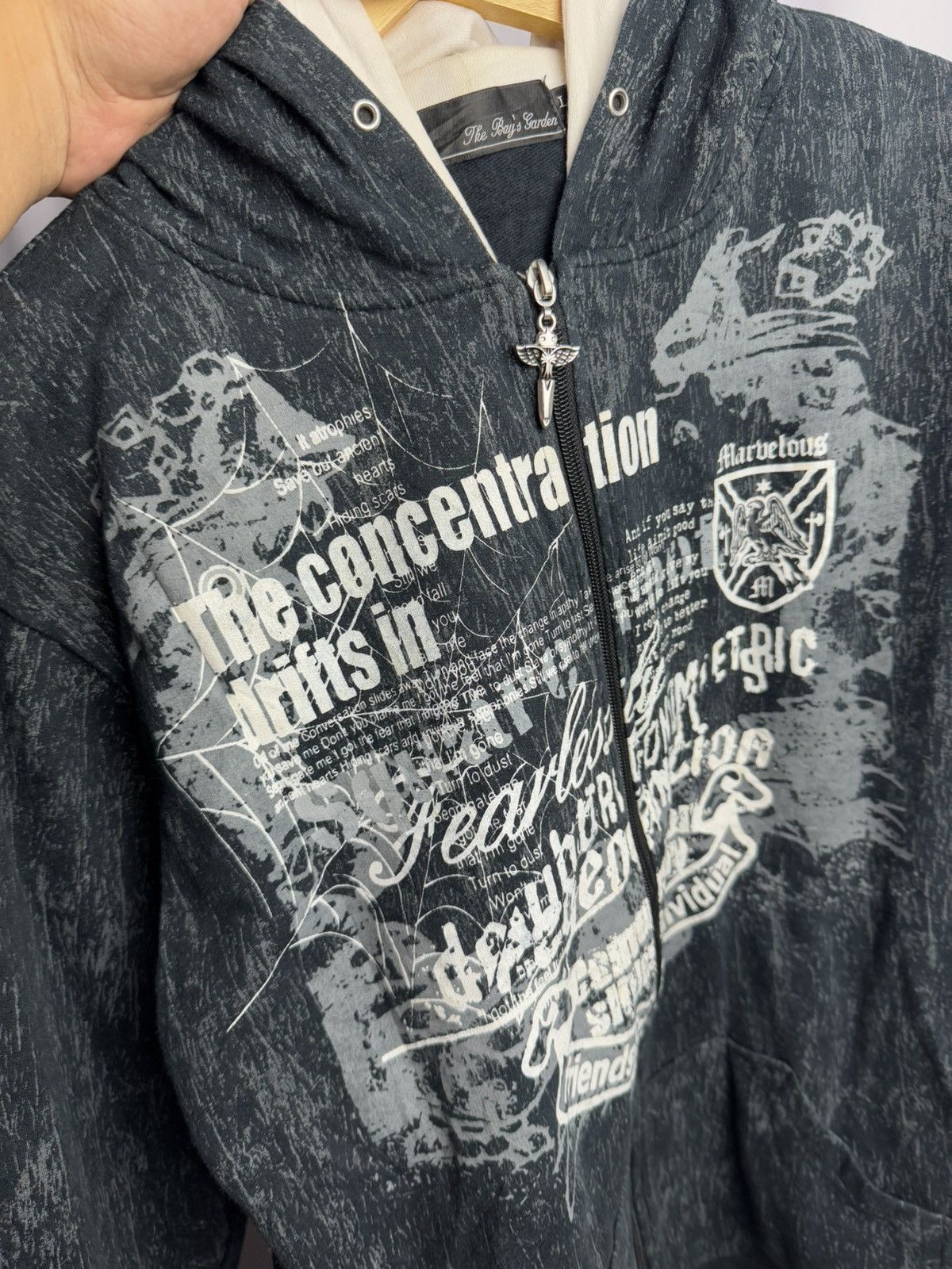 If Six Was Nine Double layers hoodie poem spider japanese style hysteric Size US M / EU 48-50 / 2 - 6 Thumbnail