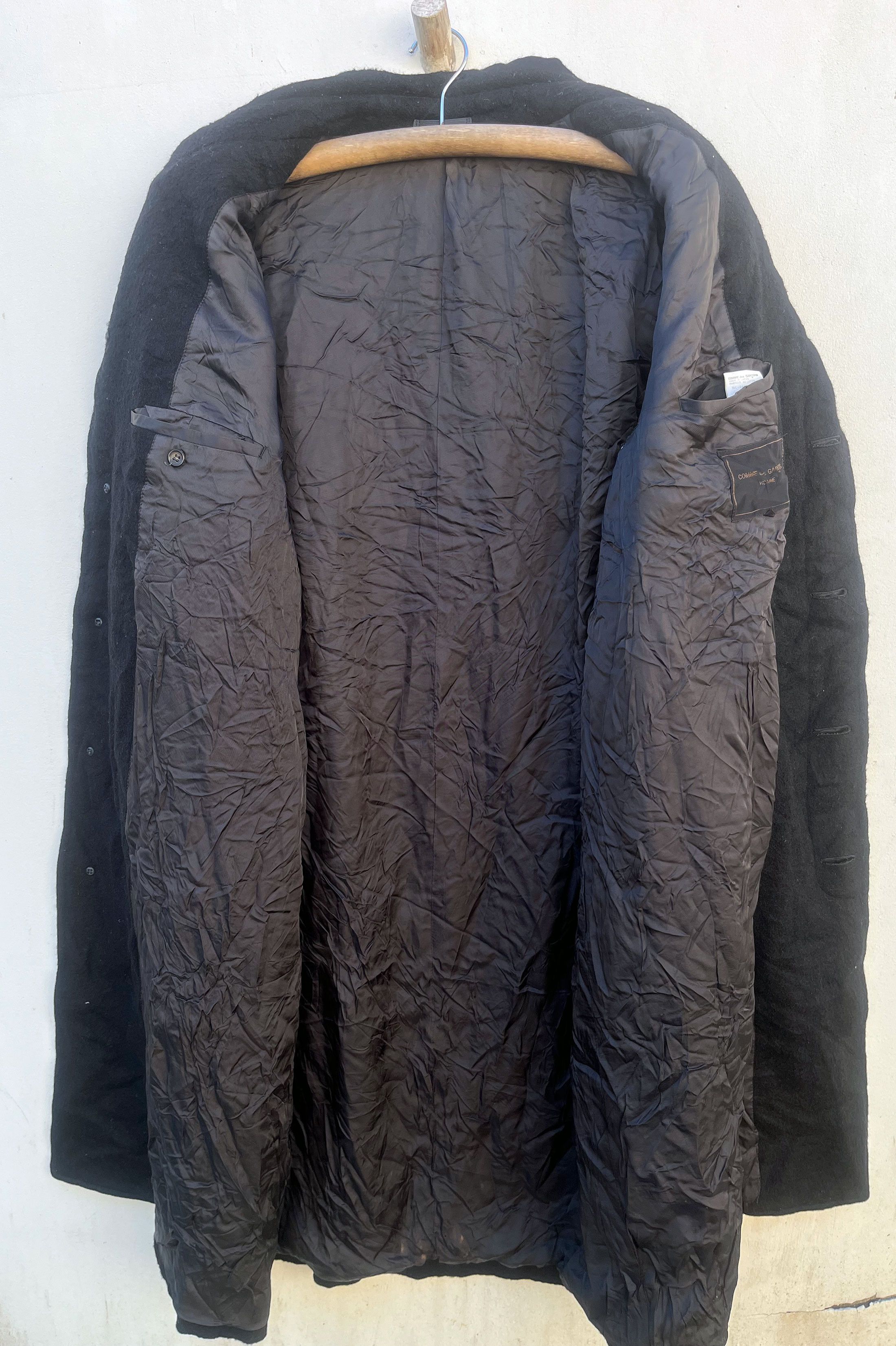 Comme des Garcons Homme Comme des Garcons Collared Long Coat Jacket Size US M / EU 48-50 / 2 - 7 Thumbnail