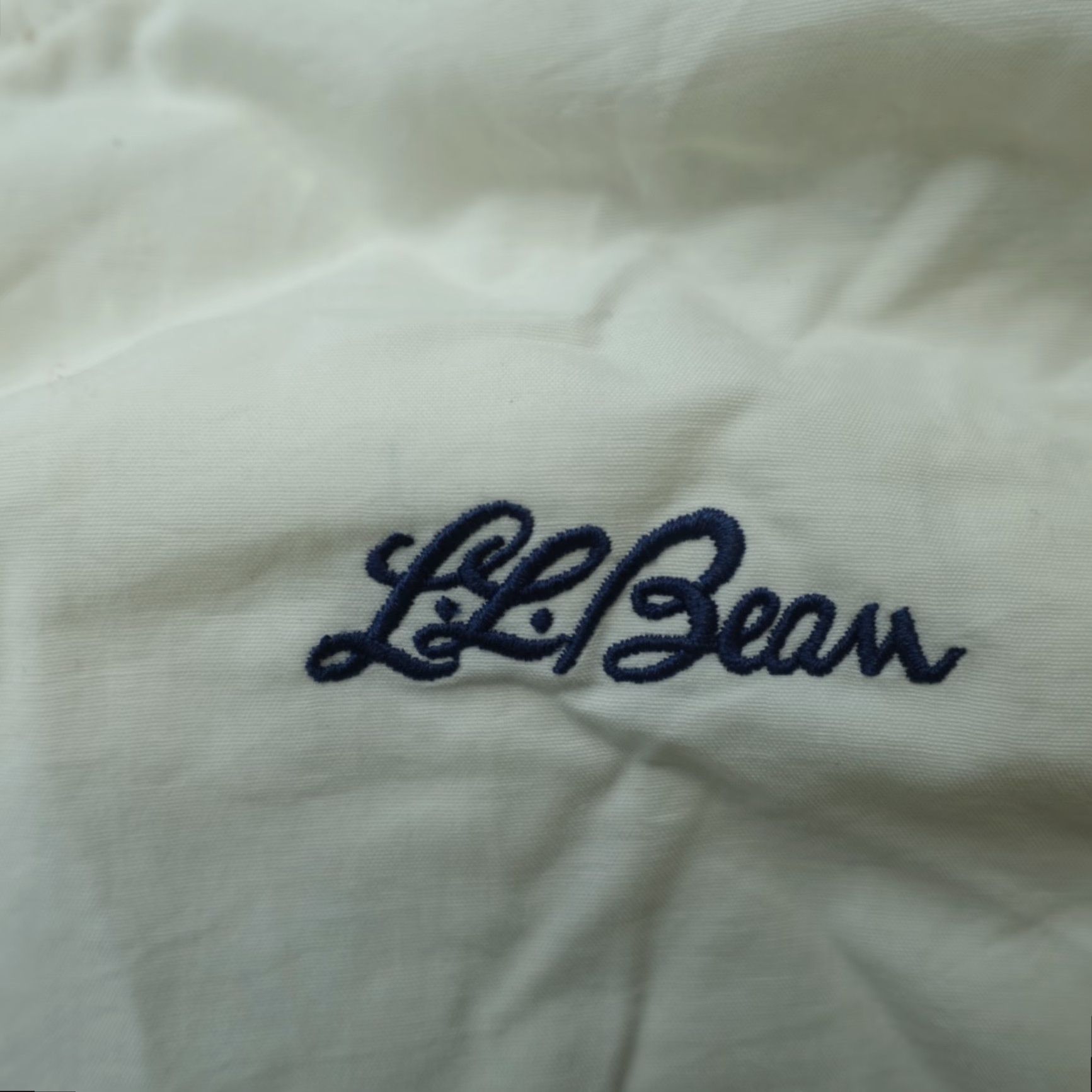 Vintage VINTAGE L.L.Bean Jacket XL Ivory Windbreaker Regular Men Windbreaker Full Zip, Lined, Cotton Blend, Old Stock, Full Zip, 2010s Size US XL / EU 56 / 4 - 2 Thumbnail