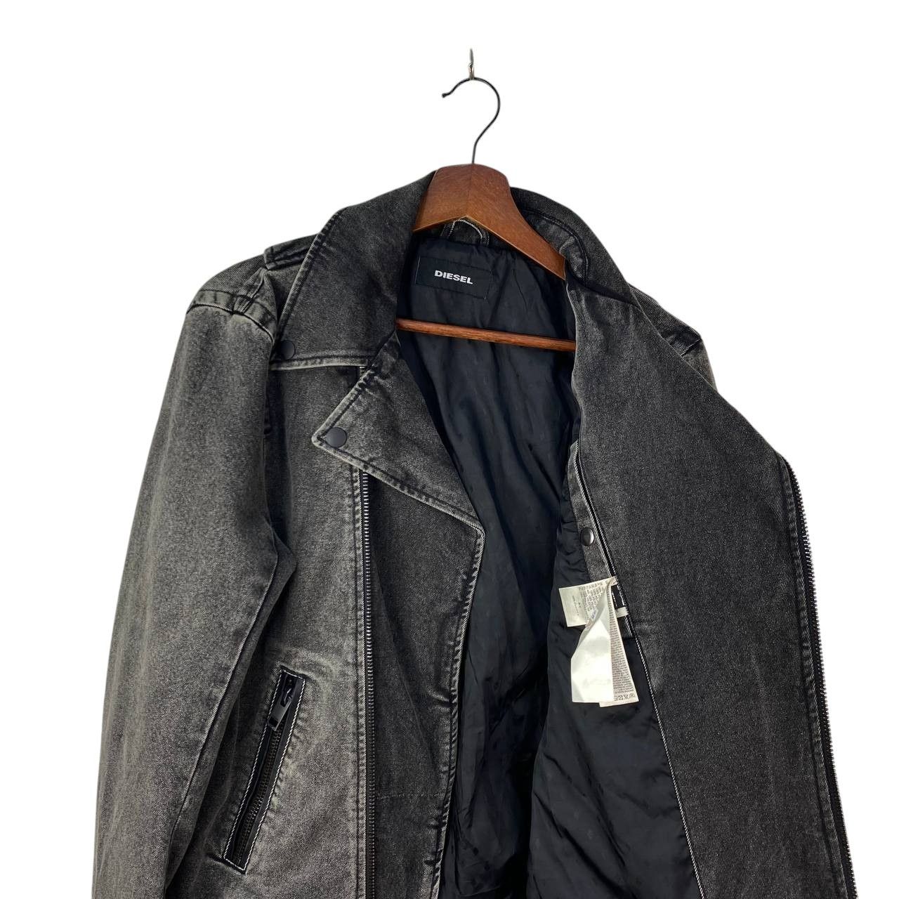 Diesel DIESEL BIKER JACKET FADED BLACK MEDIUM Size US M / EU 48-50 / 2 - 14 Thumbnail