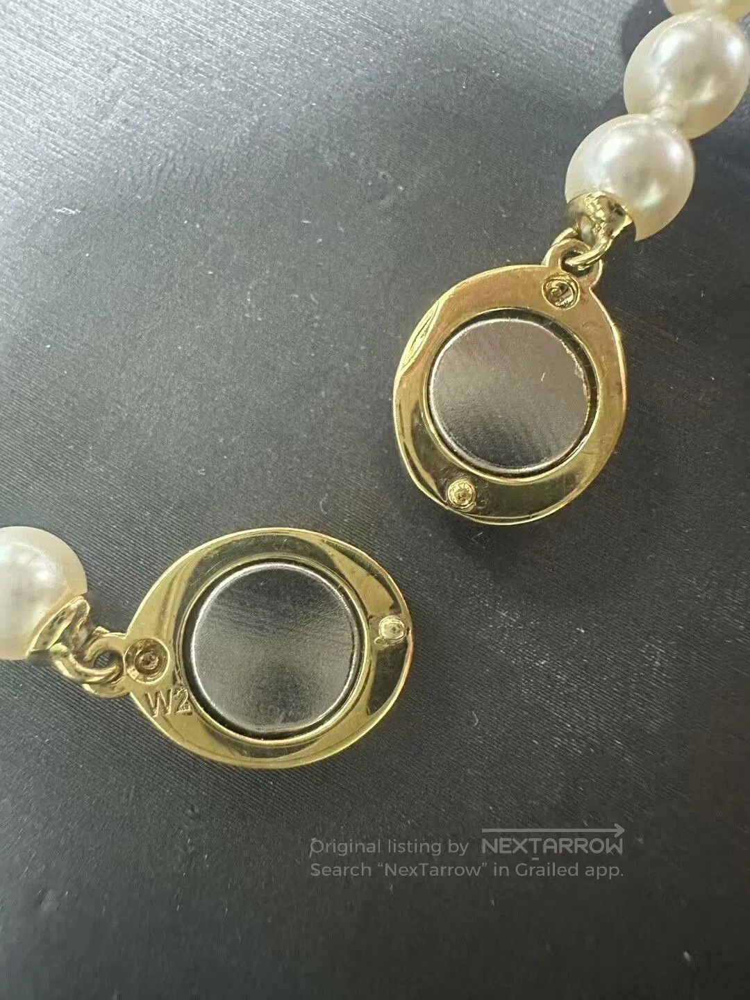 Vivienne Westwood Vivienne Westwood Saturn Pearl Necklace. Size ONE SIZE - 3 Thumbnail