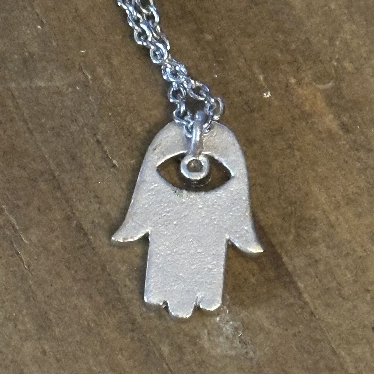Other Silver tone Hamsa hand pendant necklace Size ONE SIZE - 4 Thumbnail