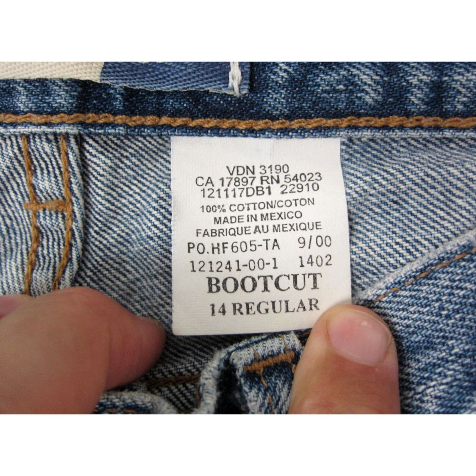 Gap VINTAGE GAP Jeans Womens 14R Blue Bootcut Y2K Wide Leg Denim Light Wash 90s Womens Jeans Gap 1969 Bootcut Regular Womens Jeans Blue 14R Size 36" / US 14 / IT 50 - 3 Thumbnail