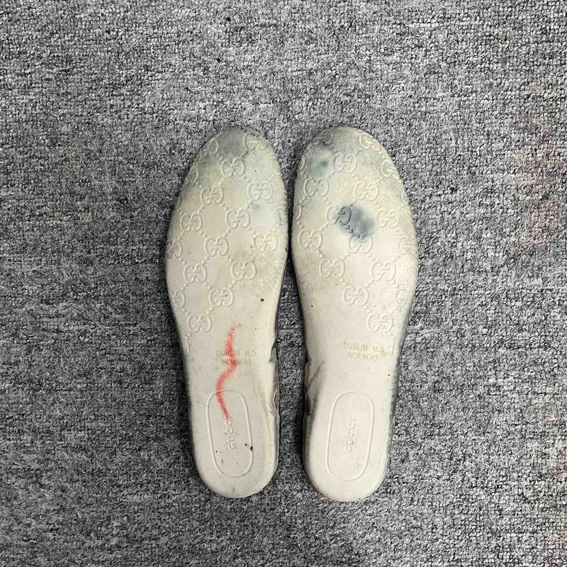 Gucci Gucci Green GG Slip-On Fashion Sneakers -2508 Size US 8.5 / EU 41-42 - 7 Thumbnail