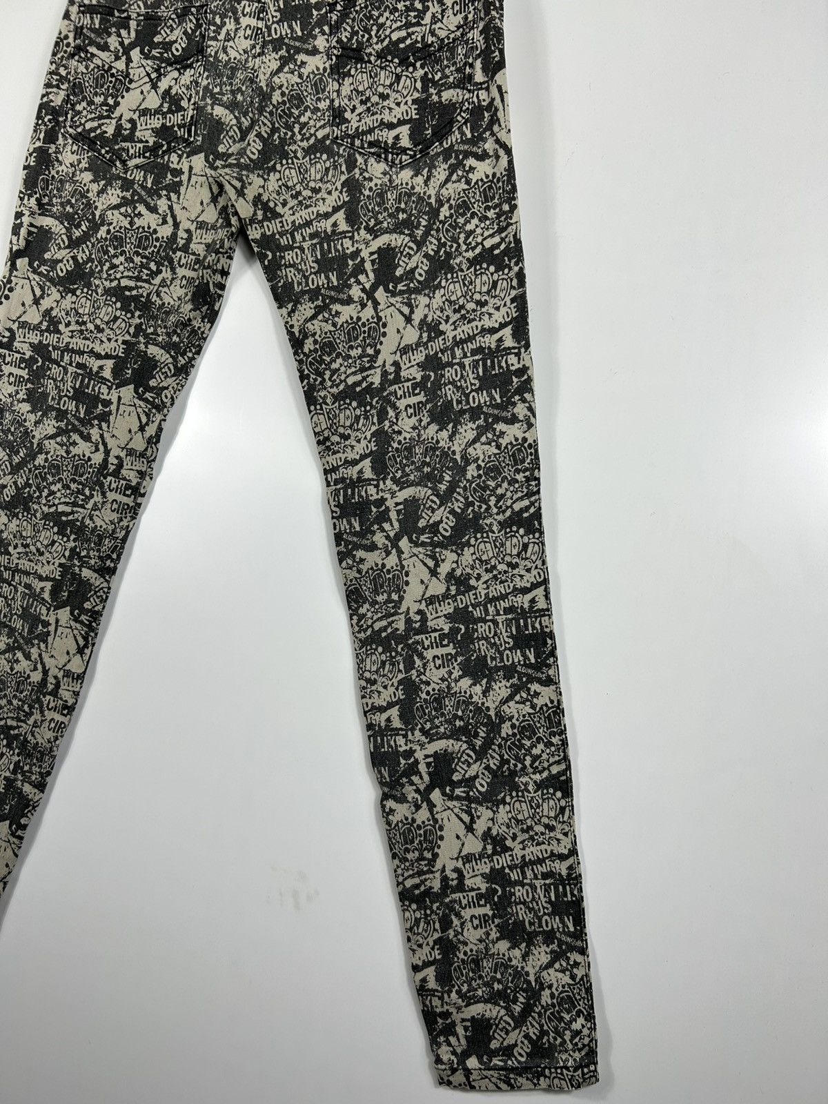 If Six Was Nine ⚡️Vintage Algonquins Skinny Punk Style Denim Size US 31 - 15 Thumbnail