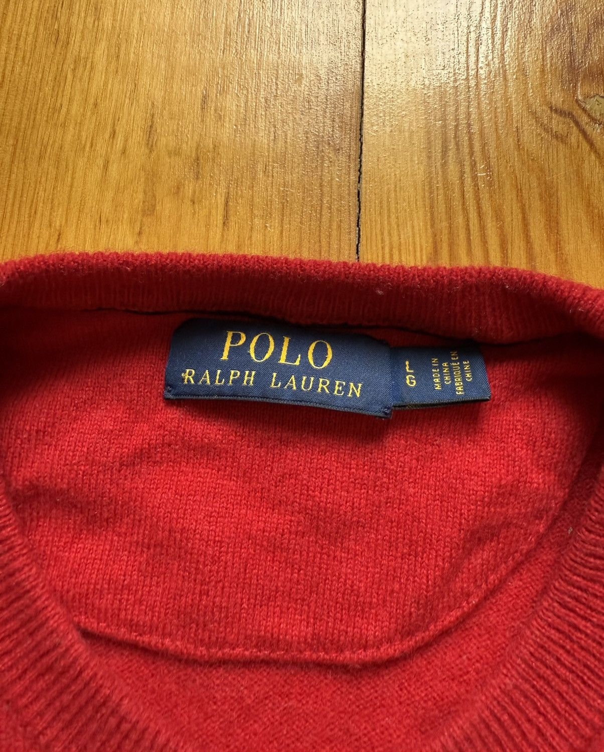 Polo Ralph Lauren × RRL Ralph Lauren × Ralph Lauren Polo Ralph Lauren Big Logo Wool Knit Sweater Size US L / EU 52-54 / 3 - 7 Thumbnail
