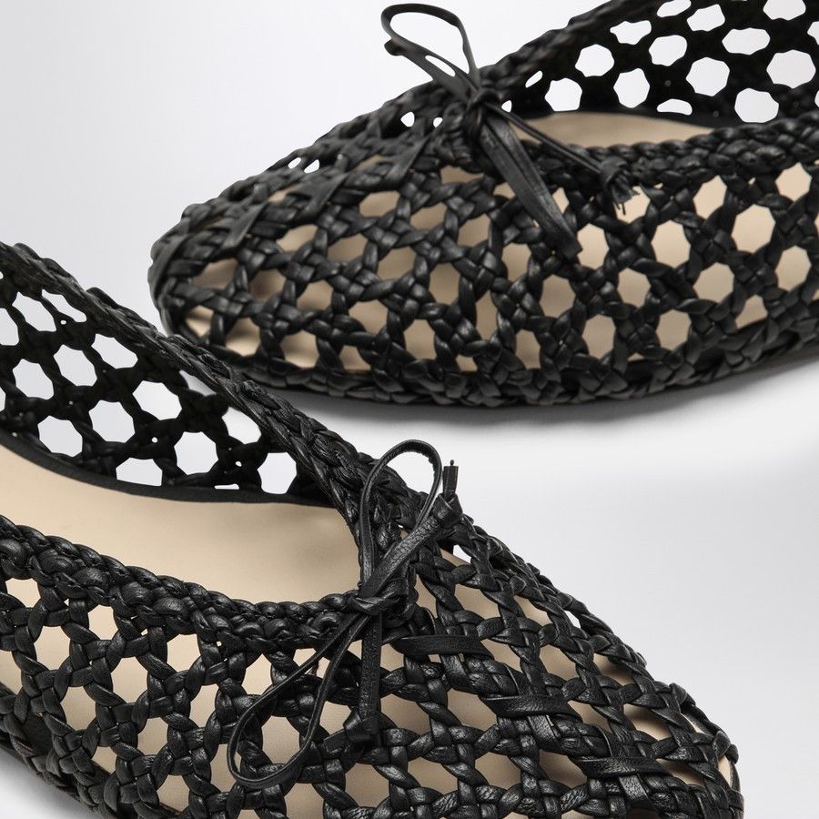 Le Monde Beryl o1d2blof0824 Woven Regency Ballerina in Black Size US 6.5 / IT 36.5 - 5 Thumbnail