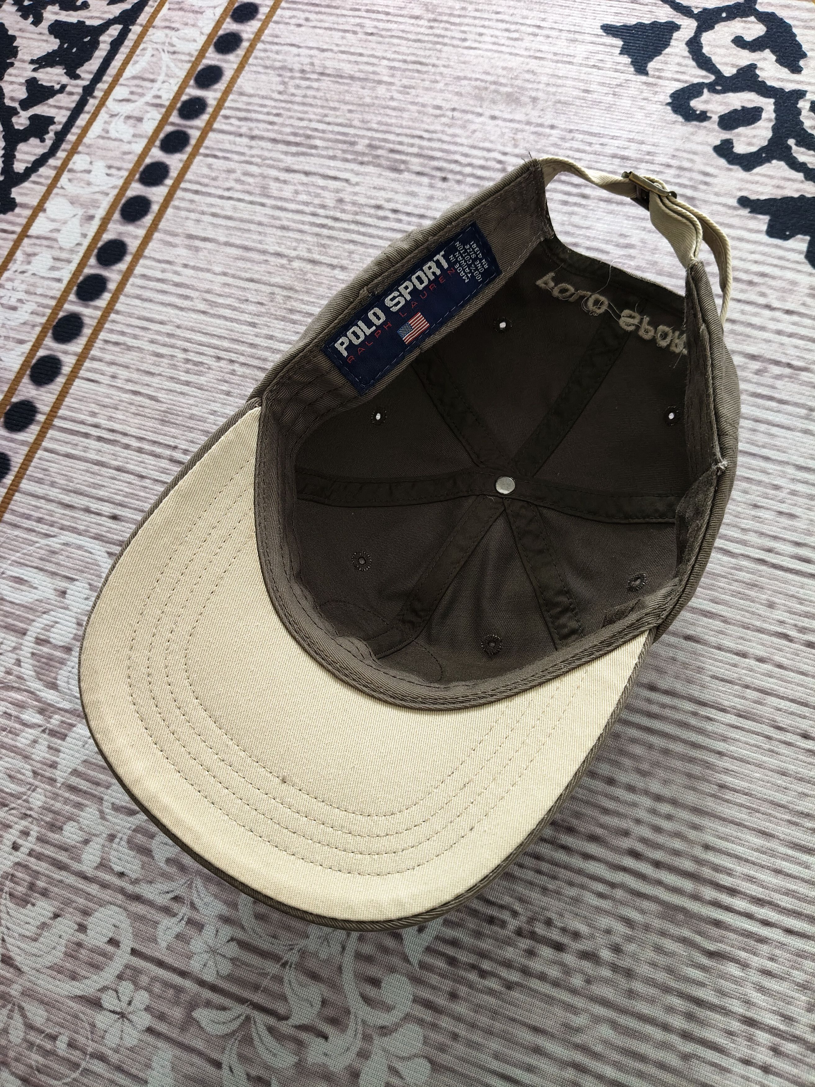 Polo Ralph Lauren Vintage Hats Polo Sportsman Ralph Lauren 90s Taiwan Size ONE SIZE - 6 Thumbnail