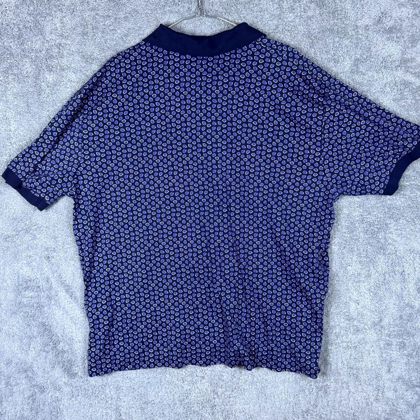 Polo Ralph Lauren Polo Ralph Lauren Polo Shirt Mens 2XB Big Geometric Floral All Over Print Preppy City College Hipster Casual Size US XXL / EU 58 / 5 - 8 Thumbnail