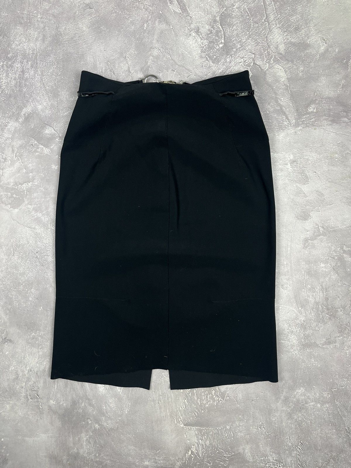 Marithe + Francois Girbaud Vtg Marithe Francois Girbaud Black skirt Size 28" / US 6 / IT 42 - 2 Thumbnail