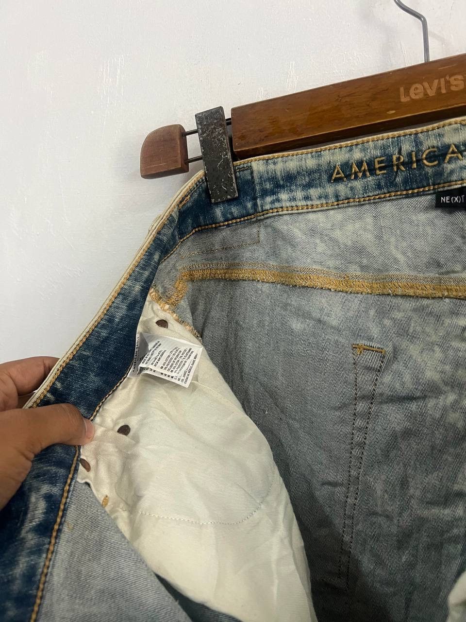American Eagle Outfitters American Eagle Fade Rusty Distressed Denim Crop Size US 36 / EU 52 - 11 Thumbnail