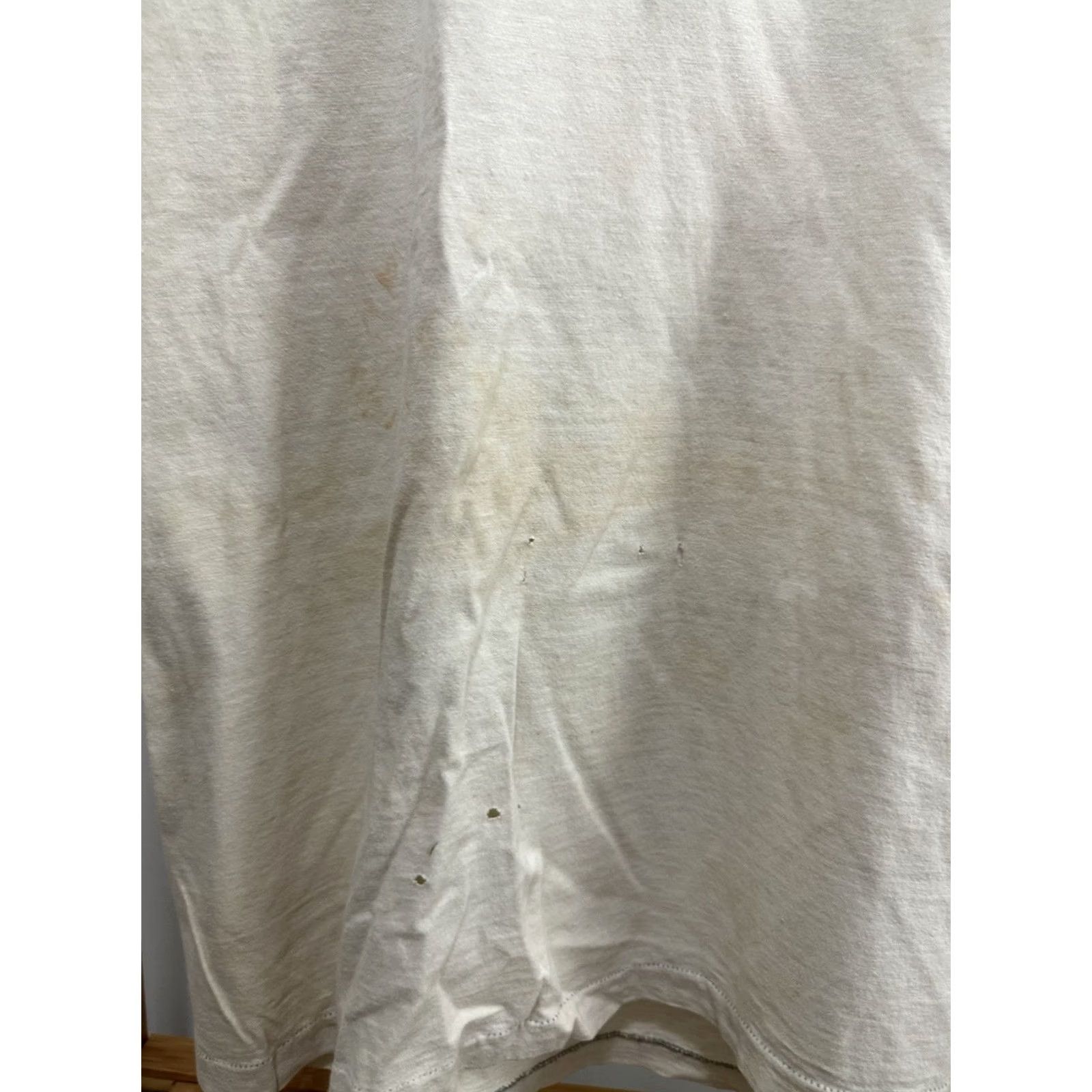 Polo Ralph Lauren VTG 90s Polo Ralph Lauren Ball Pony Single Stitch T-Shirt Size XL Shirt Mens Cream Polo Ralph Lauren Ball Pony Shirt XL Mens Size US XL / EU 56 / 4 - 7 Thumbnail