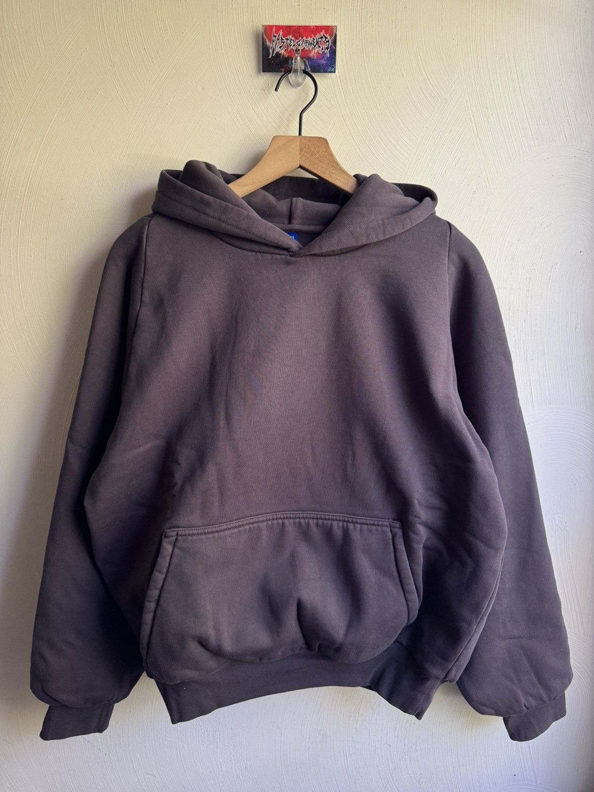 Balenciaga × Gap × Kanye West Yeezy Gap Balenciaga Logo Shrunken Hoodie Dark Grey Size US M / EU 48-50 / 2 - 3 Thumbnail