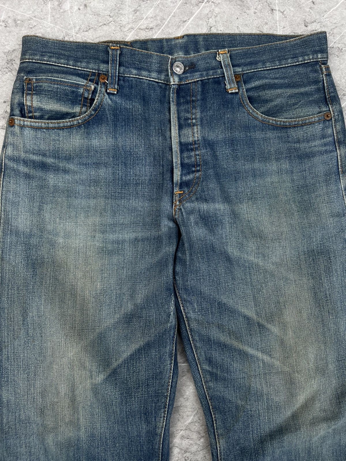 Levi's Vintage Clothing Vintage Levis 501xx Big E Selvedge Size US 32 / EU 48 - 2 Thumbnail