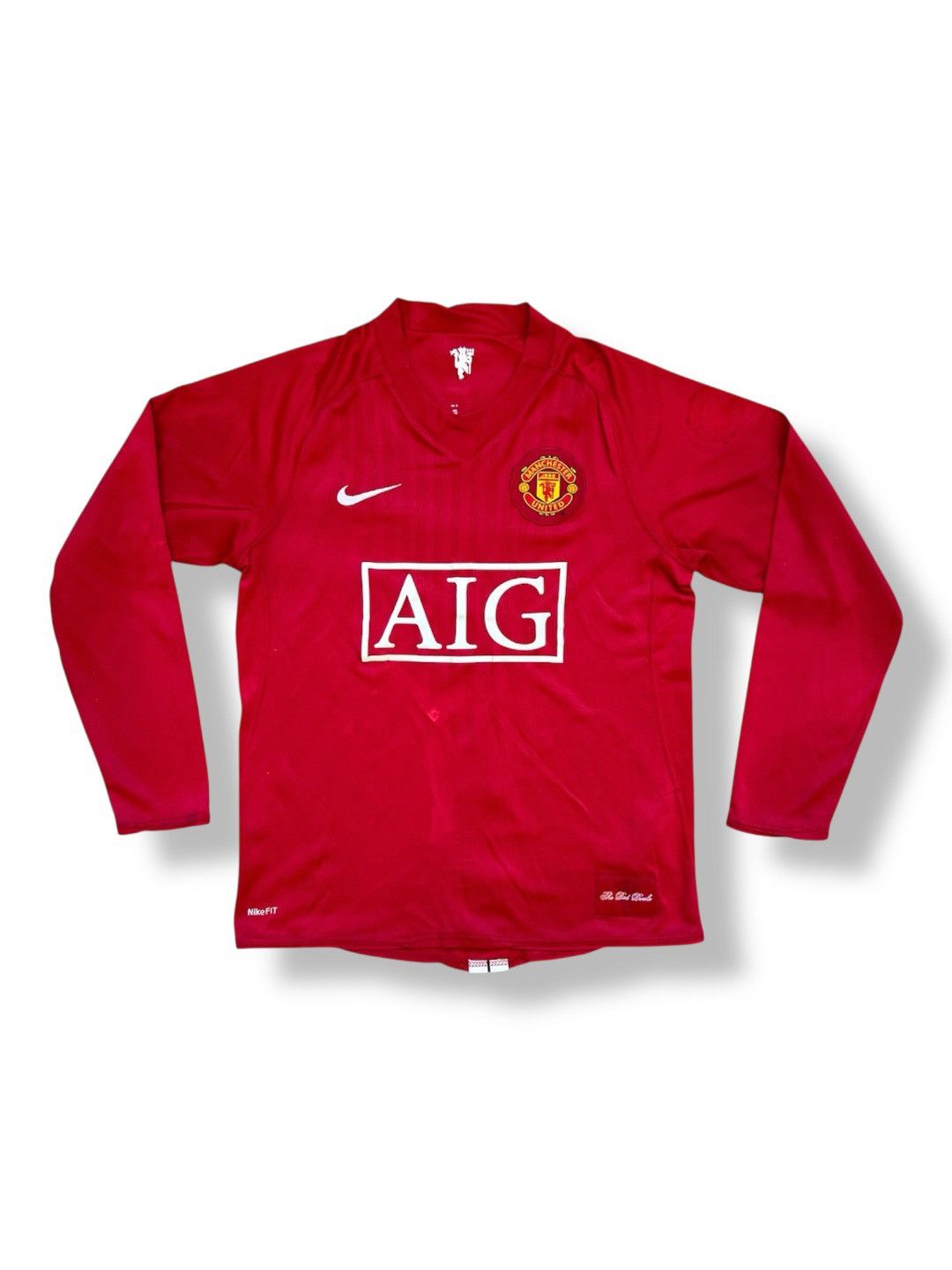 Nike 2007/09 Nike Manchester United Home Soccer Jersey Men’s Sz S Size US S / EU 44-46 / 1 - 1 Thumbnail