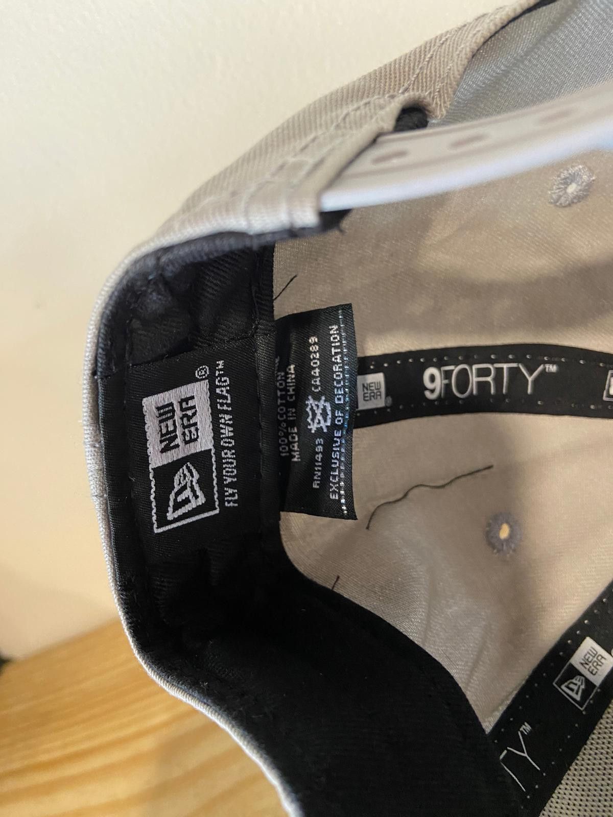 New Era Apple Gray New Era Hat Size ONE SIZE - 7 Thumbnail