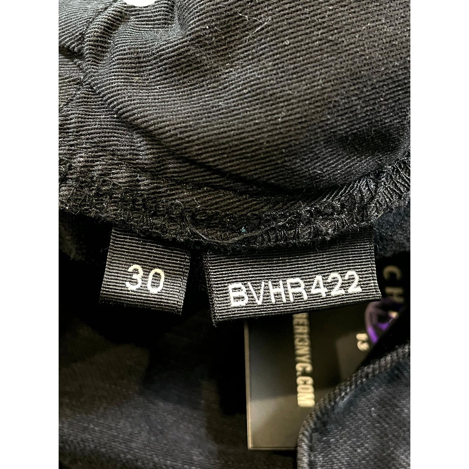 Purple Brand Purple Brand Patchwork Black & Silver Jeans Size US 30 / EU 46 - 6 Thumbnail