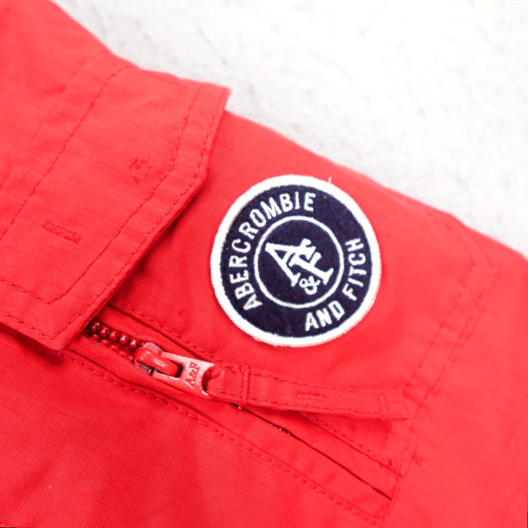Abercrombie & Fitch Abercrombie & Fitch Coat Womens Small Red Quilted Lined Windbreaker Parka Size S / US 4 / IT 40 - 4 Thumbnail