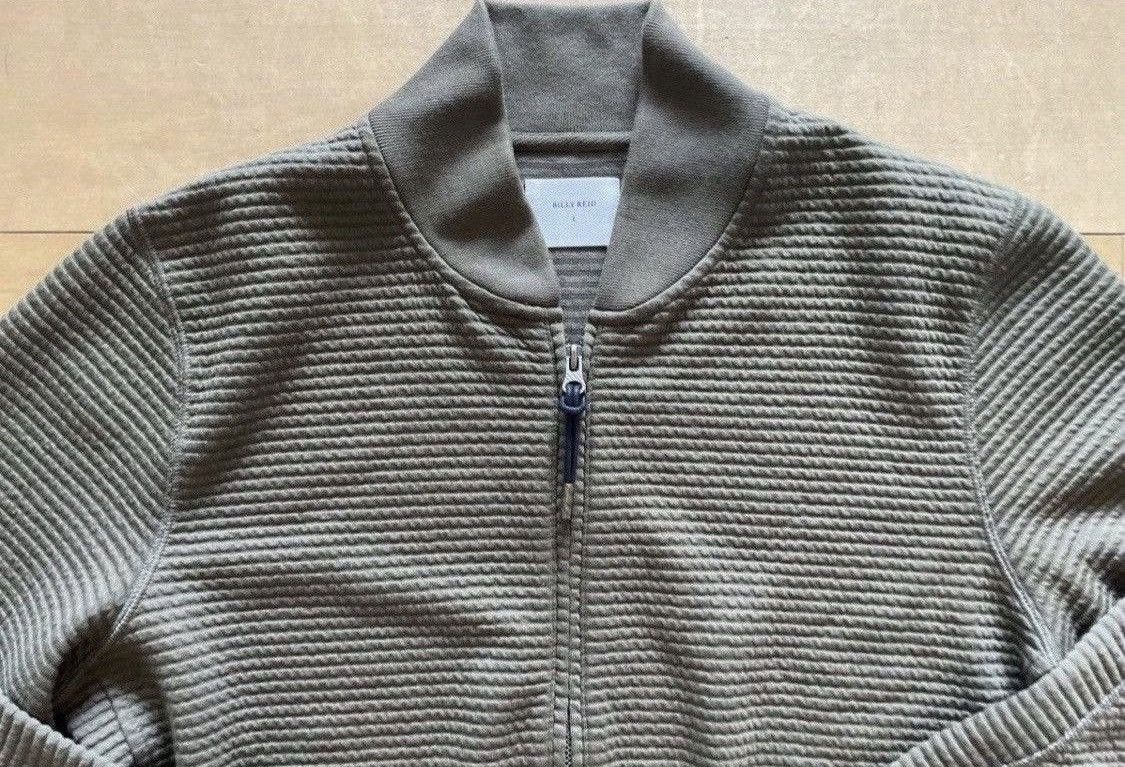 Billy Reid Olive seersucker bomber jacket Size US L / EU 52-54 / 3 - 2 Thumbnail