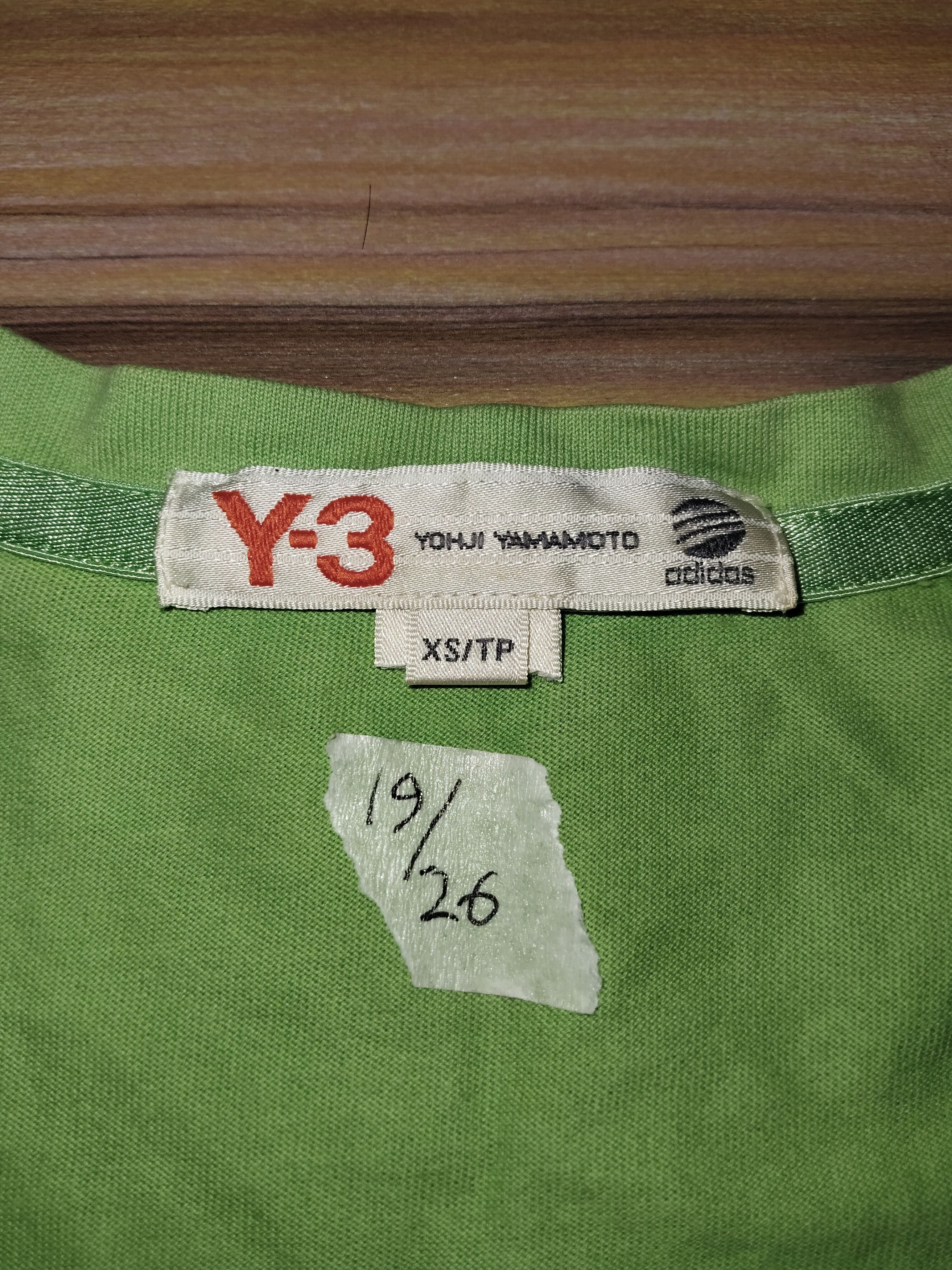 Yohji Yamamoto Y3 YOHJI YAMAMOTO x ADIDAS Plain Tee Size US M / EU 48-50 / 2 - 2 Thumbnail