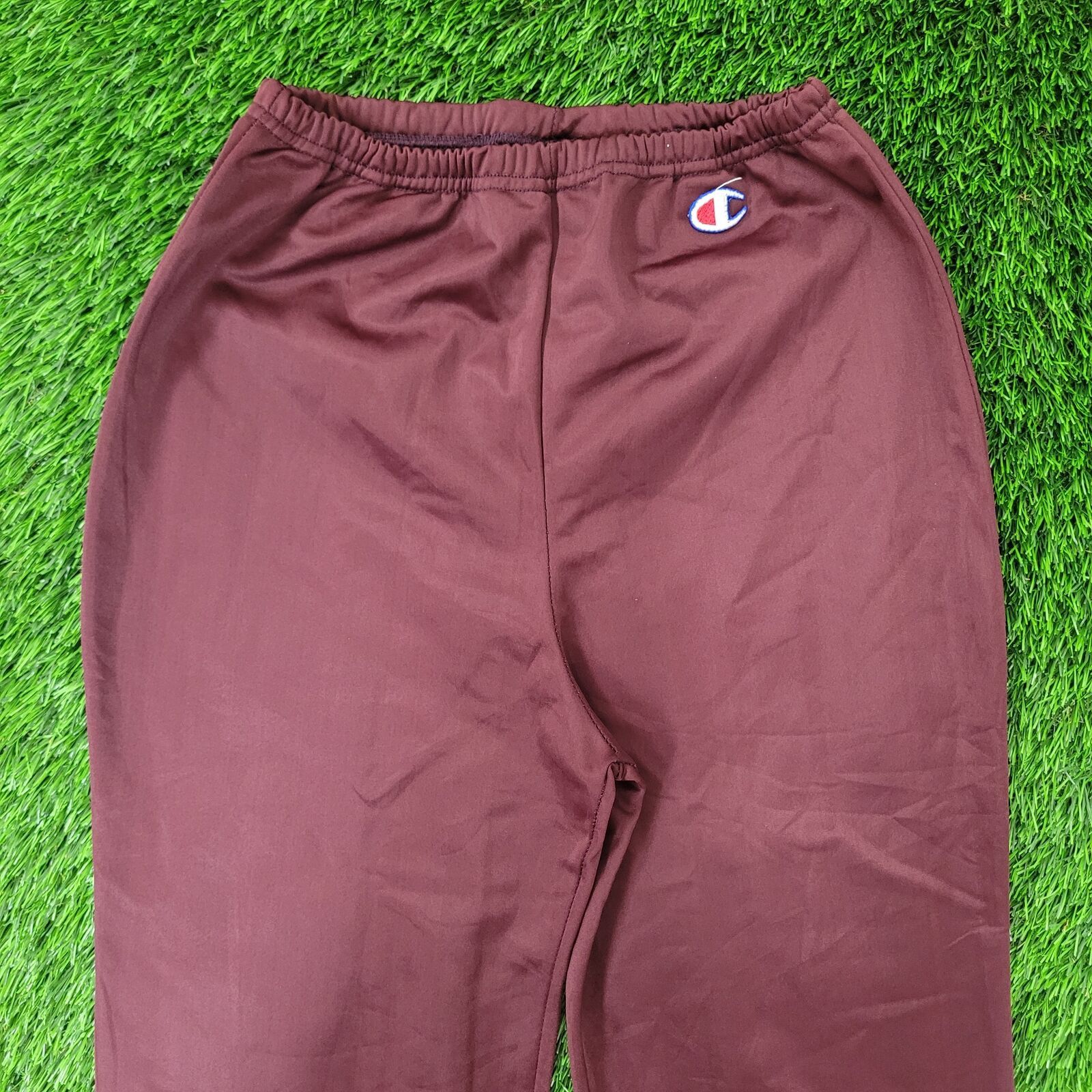 Champion VTG Champion High Rise Pants XS/S Maroon Talon Ankle Zip USA Size US 26 / EU 42 - 2 Thumbnail