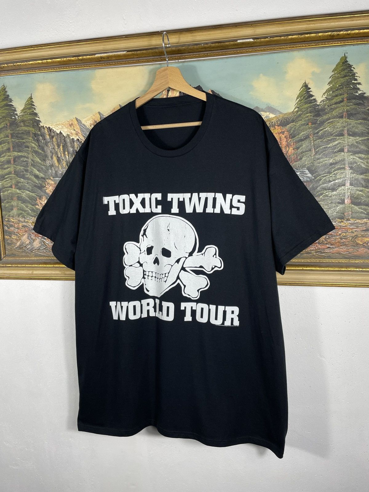 Band Tees × Vintage Vintage Retro Y2k 00s Toxic Twins Steven Tyler (Pink Floyd) Size US XXL / EU 58 / 5 - 2 Thumbnail
