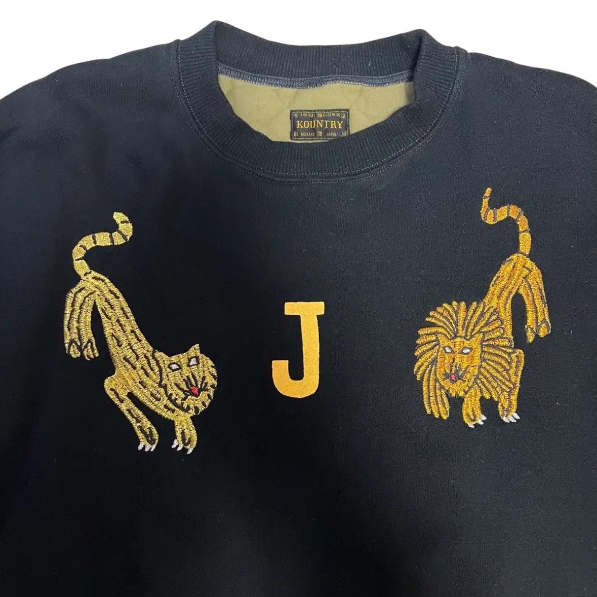 Kapital *rare* Kapital Japan Jamaica Quilted Sweatshirt Size US L / EU 52-54 / 3 - 2 Thumbnail