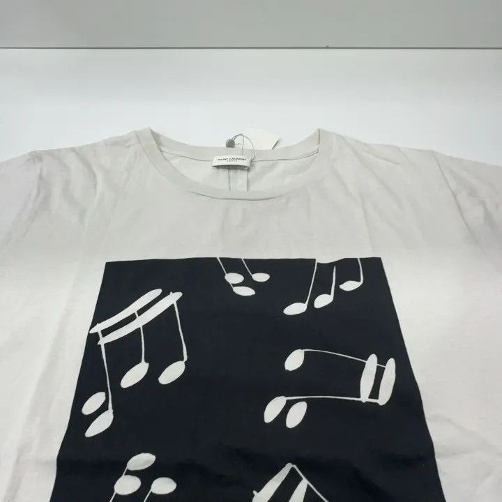Saint Laurent Paris Yves Saint Laurent Printed Short Sleeve T-Shirt-2507 Size US M / EU 48-50 / 2 - 3 Thumbnail