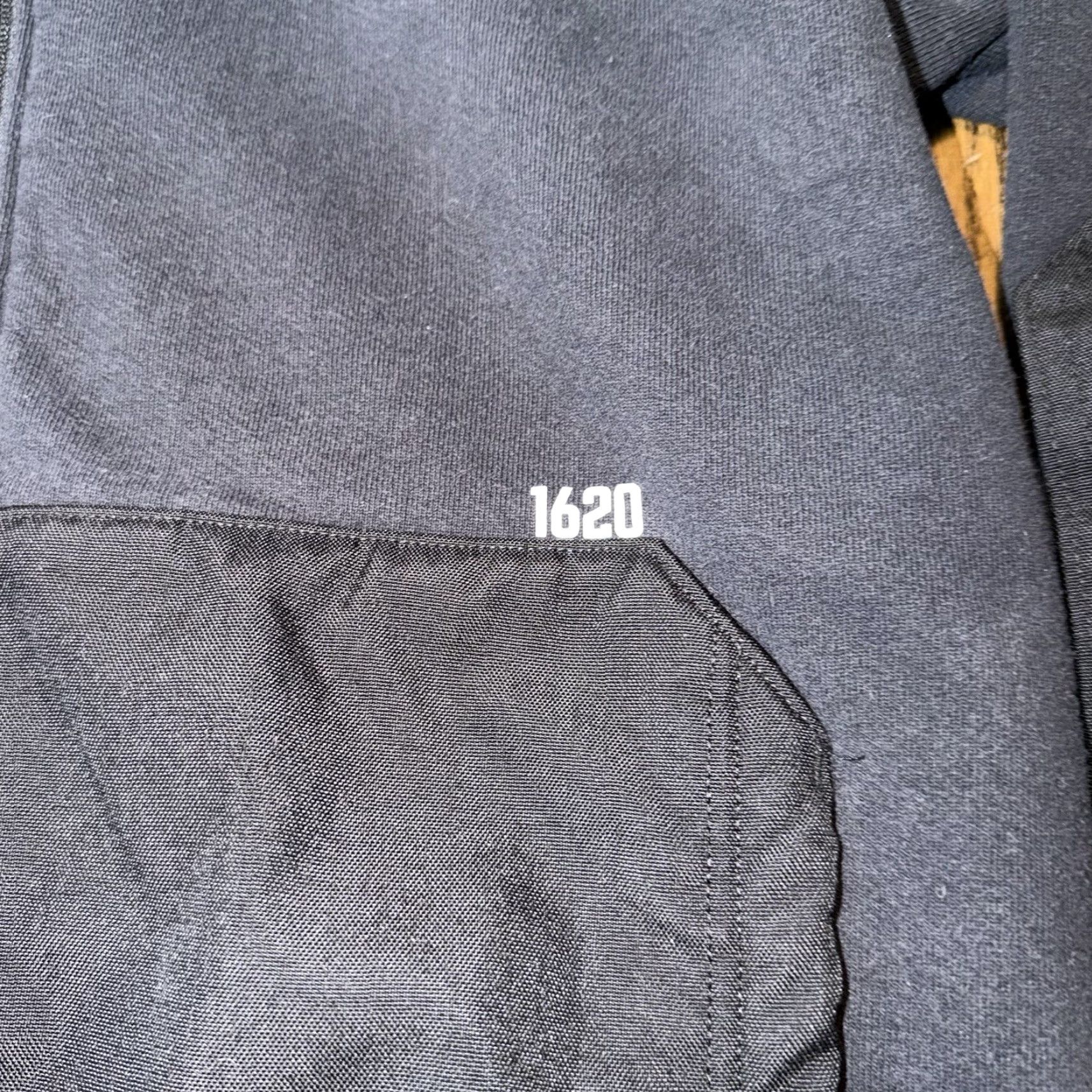 Vintage 1620 Hoodie Mens Large Black Full Zip Cordura Panels Made in USA Workwear Size US L / EU 52-54 / 3 - 3 Thumbnail
