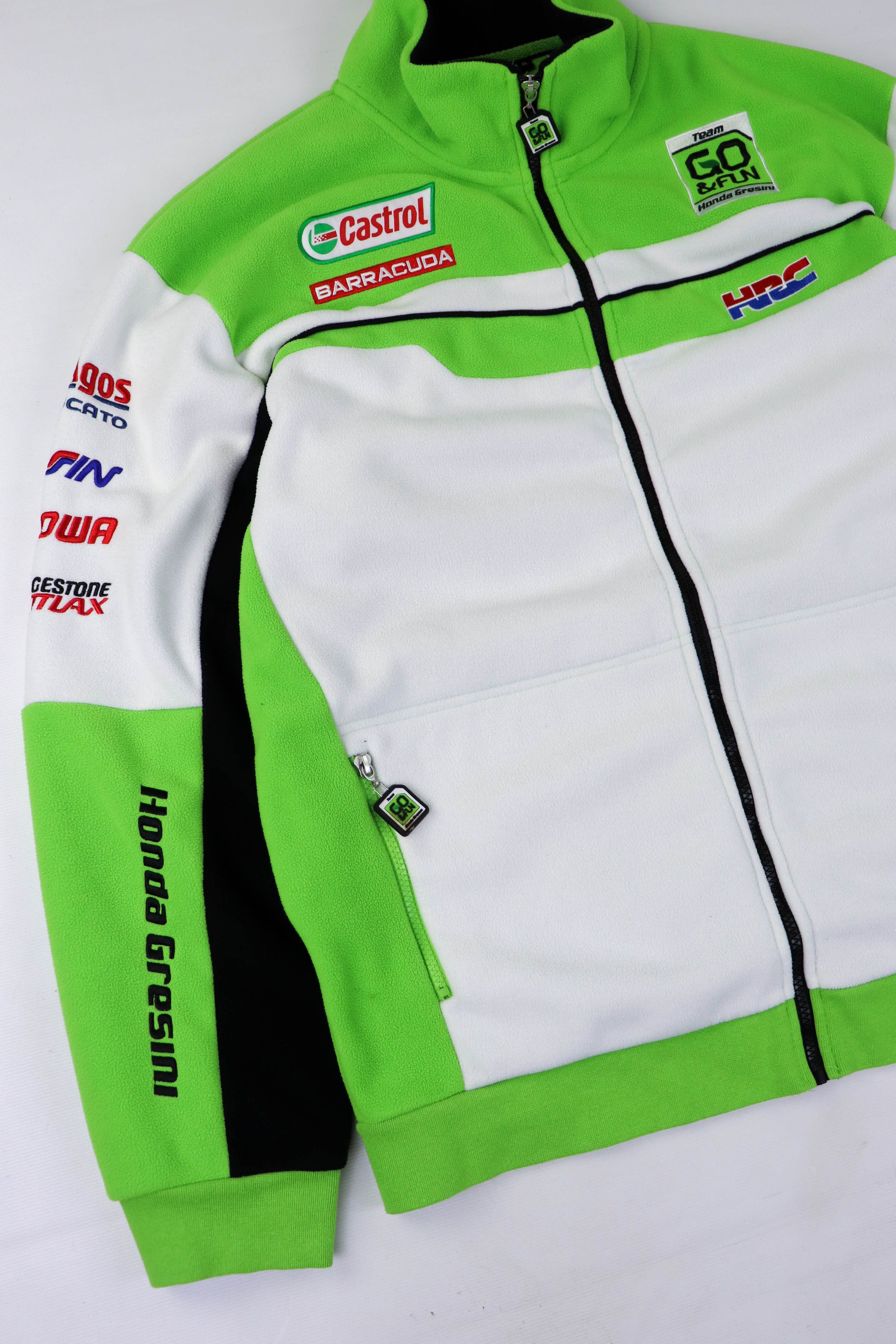 Honda HONDA Gresini Multicolor MotoGP Racing Fleece Zip Jacket Size US XL / EU 56 / 4 - 4 Thumbnail