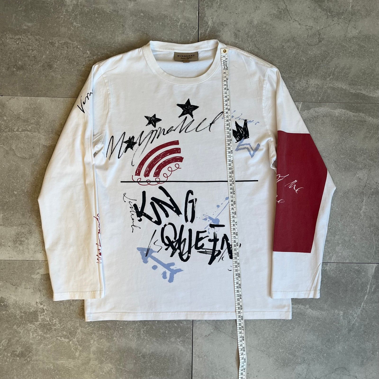 Burberry Burberry London Graphic Long Sleeve Shirt Size M - authentic Size US M / EU 48-50 / 2 - 5 Thumbnail
