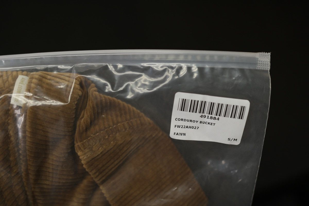 Aime Leon Dore Tan Sz S/M Aimé Leon Dore Chainstitch Corduroy Bucket Hat Size ONE SIZE - 8 Thumbnail