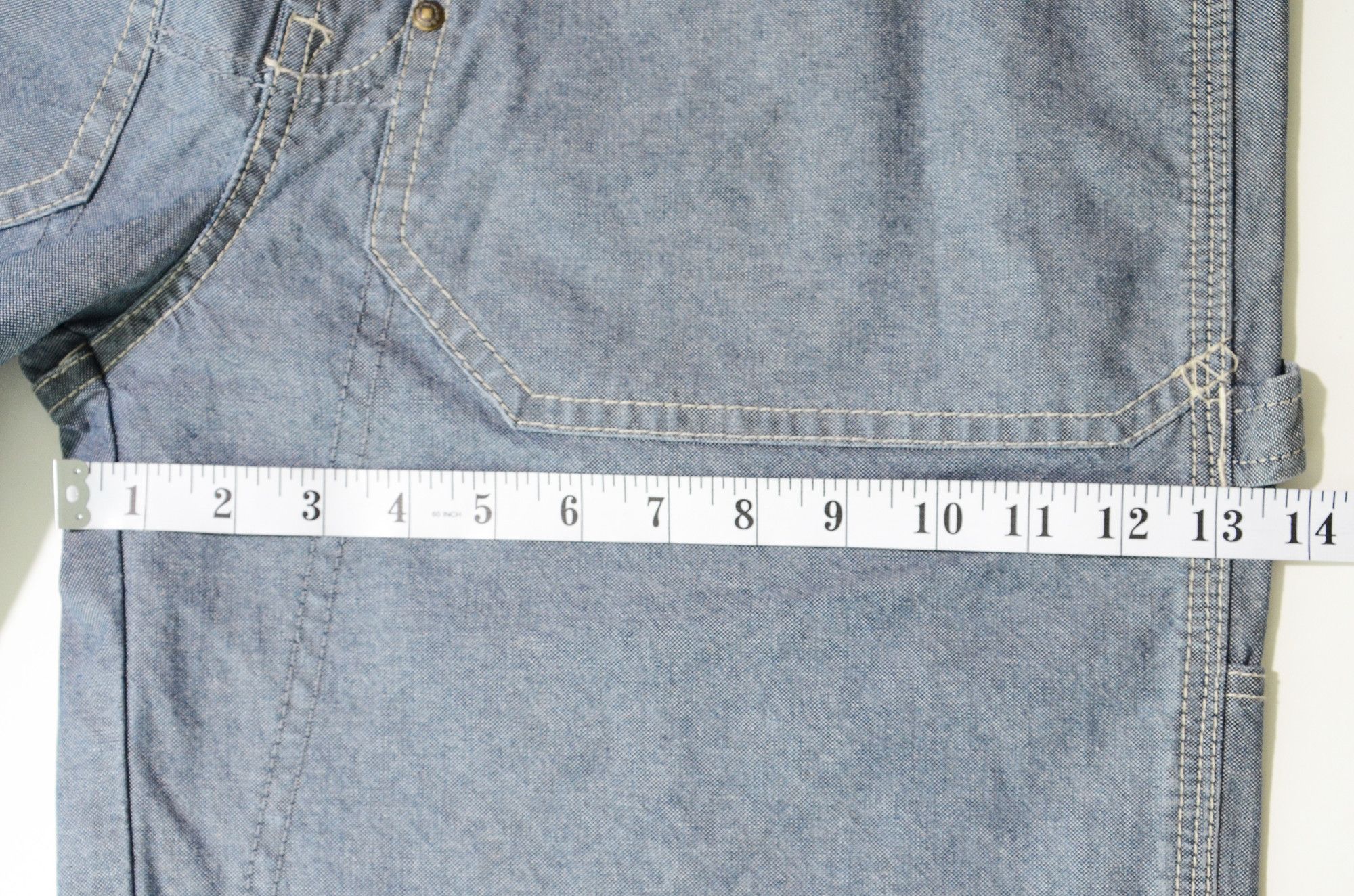 Marithe + Francois Girbaud M+FG Jorts W34 Raw Denim Special Rare Design 2006 Carft Size US 34 / EU 50 - 18 Thumbnail
