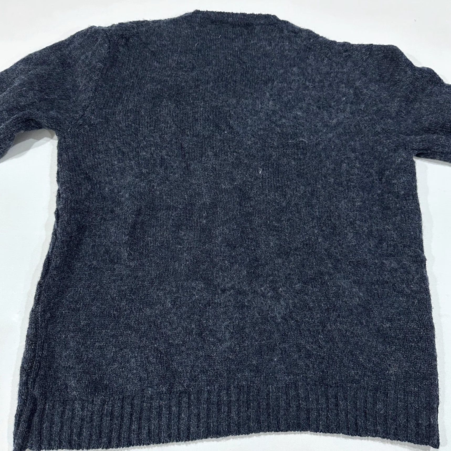 Vintage LINE OF TRADE Sweater Womens M Blue Cable Knit Crewneck Wool Knit Pullover Casual Womens M Blue Cable Knit Crewneck Wool Knit Pullover Size M / US 6-8 / IT 42-44 - 4 Thumbnail