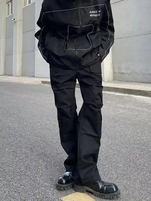FUSAI pleated flared utility cargo pants Size US 32 / EU 48 - 4 Thumbnail