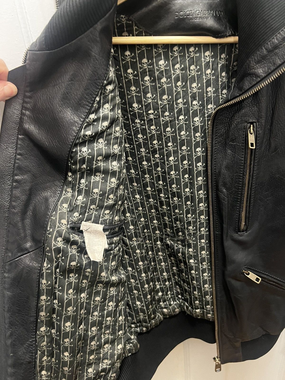 Dolce & Gabbana Archive Masterpiece Leather Jacket Size US L / EU 52-54 / 3 - 8 Thumbnail