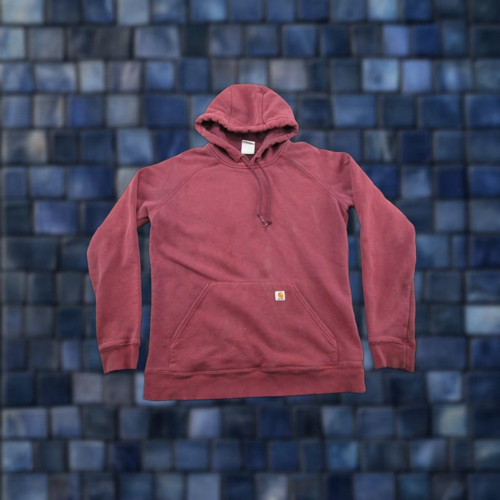 Carhartt VINTAGE Carhartt Hoodie Women XS Burgundy Red Sweatshirt WK184 Read Size XS / US 0-2 / IT 36-38 - 1 Thumbnail