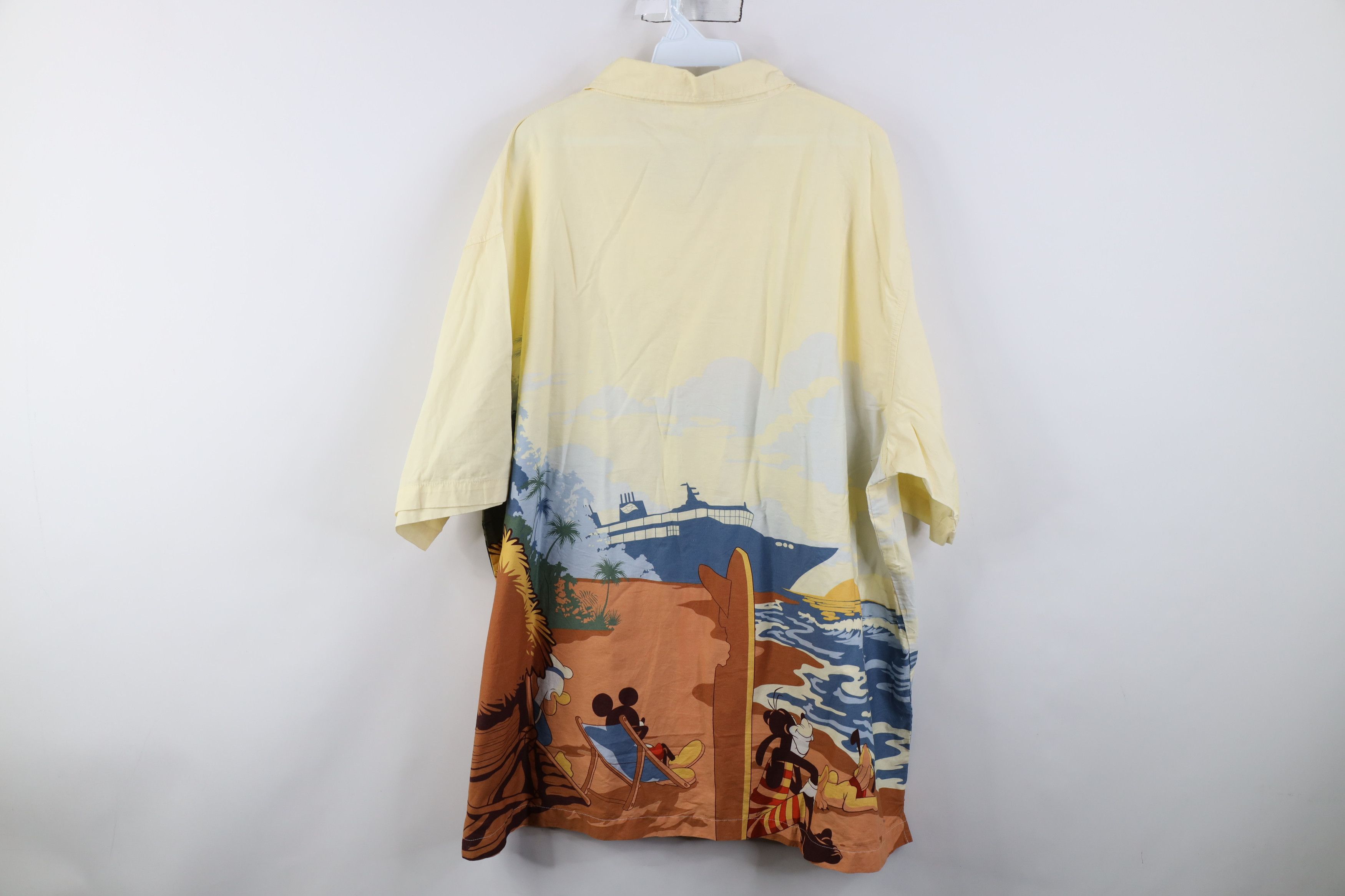 Disney Vtg 90s Disney Mickey Mouse Beach All Over Print Shirt Size US XXL / EU 58 / 5 - 13 Thumbnail