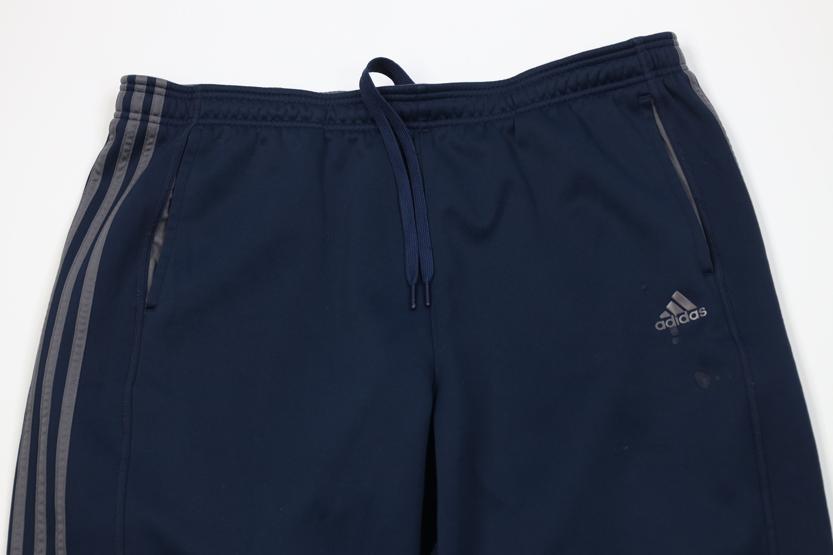 Adidas Vintage Y2K Adidas Striped Wide Leg Sweatpants Pants Blue Size US 40 / EU 56 - 2 Thumbnail