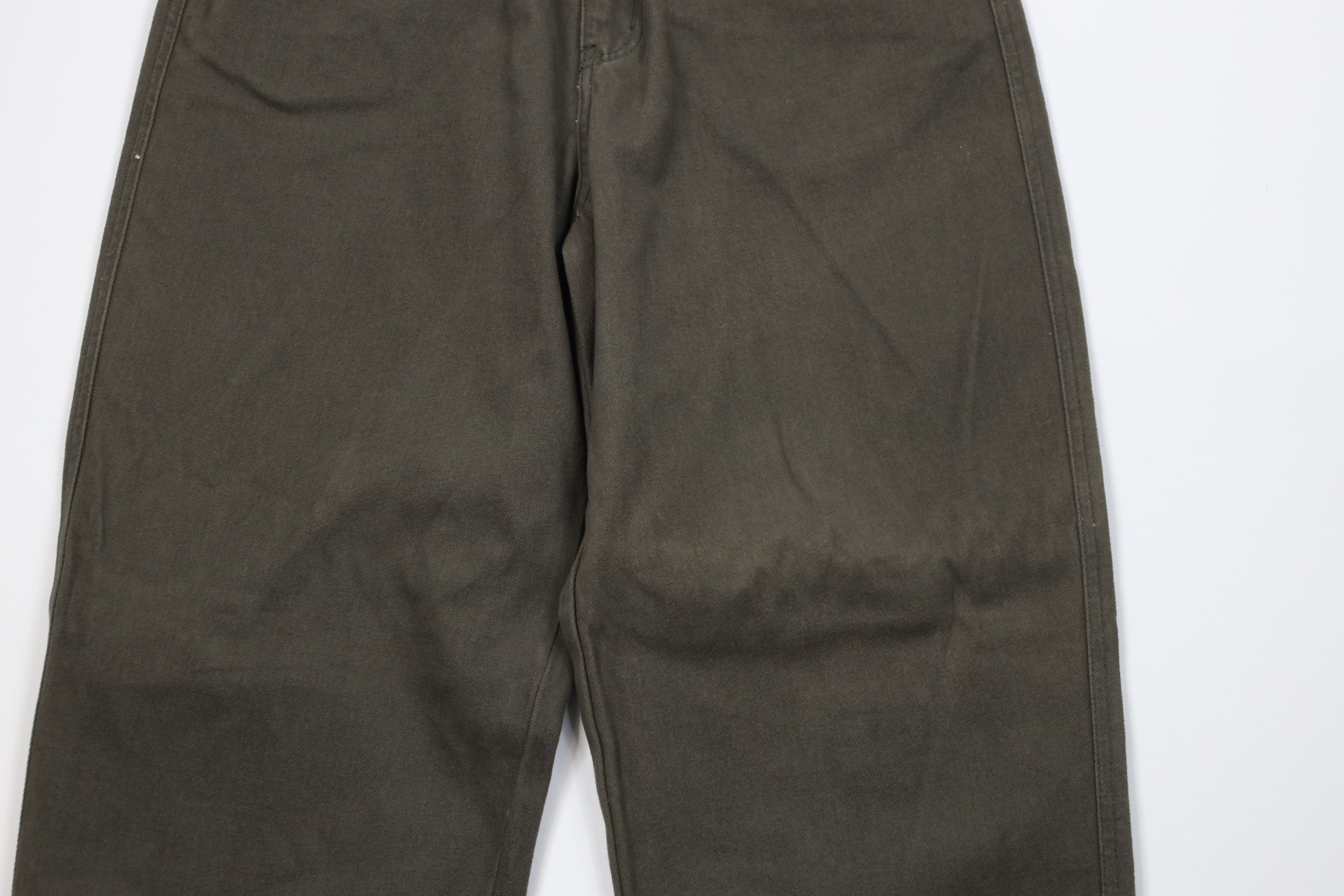 Vintage Deadstock Vintage 90s Streetwear Skateboard Jeans Olive Size US 32 / EU 48 - 3 Thumbnail
